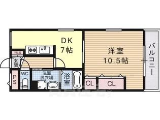 プランドール・ミノル【3階】の間取り