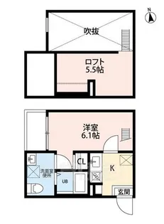 Bellecour【1階】の間取り