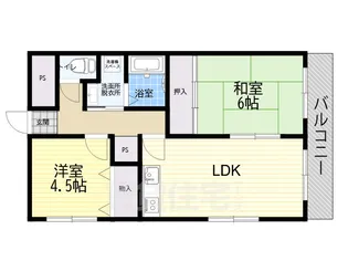 メゾンエスポアール【0606号室】の間取り