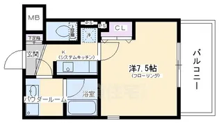 クリスタルグランツ京都御所西【11階】の間取り