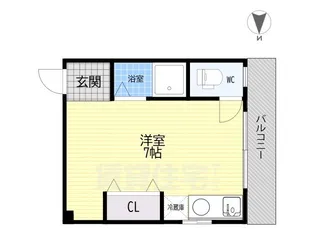 プチハイム栄町【3階】の間取り