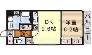 ベイサイドアベニュー【4階】の間取り