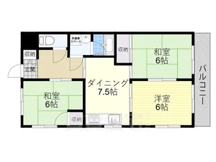 ロイヤルハイツ・Y【1階】の間取り