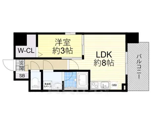 スプランディッド2【10階】の間取り