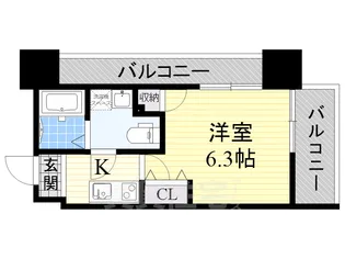 大阪府大阪市旭区大宮3丁目【マンション】の間取り