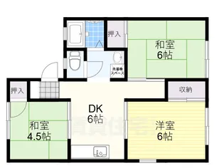 第三六条ハイツ【1階】の間取り