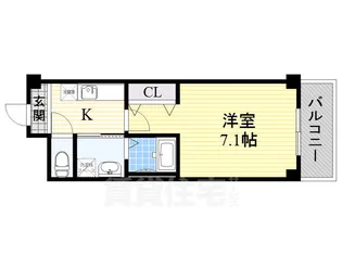 大阪府堺市堺区大浜北町2丁【マンション】の間取り