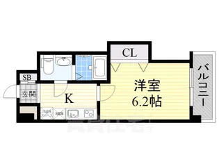 ラグゼ東三国2【2階】の間取り