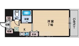 アローンズ大阪【2階】の間取り