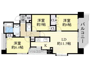 リエトコート丸の内【2階】の間取り