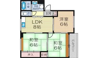 アブニール【2階】の間取り