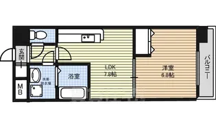 サンシアルザ上前津【10階】の間取り