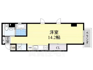 大阪府堺市堺区出島海岸通1丁【マンション】の間取り