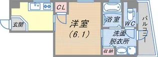 宝マンション【1階】の間取り