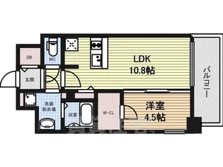 プレサンス新栄町ギャラント【9階】の間取り