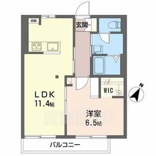 グリーンハイツシバ【2階】の間取り