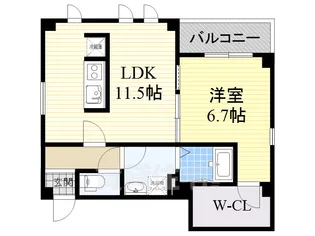 グランレーヴ金山【4階】の間取り