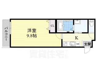 フジパレス服部本町1番館【1階】の間取り