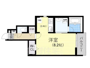 モンテローザ【1階】の間取り