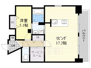 ポルタニグラ大須【11階】の間取り