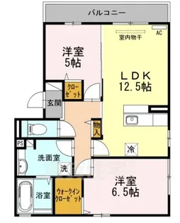 コージィコートWEST【3階】の間取り