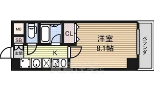 ヒルズ新栄3号館【3階】の間取り