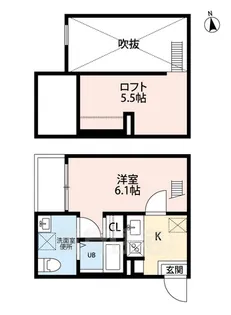 Bellecour(ベルクール)【1階】の間取り