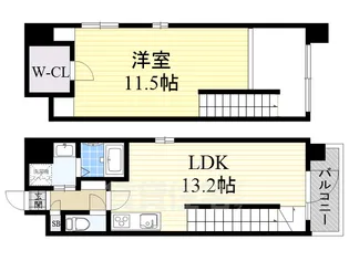 丸の内スクエア【8階】の間取り