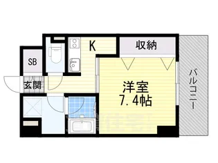 Dolce Vita 1【4階】の間取り