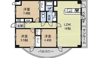 フォルムGP【3階】の間取り