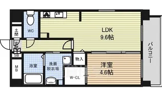 シェソワ東桜【4階】の間取り