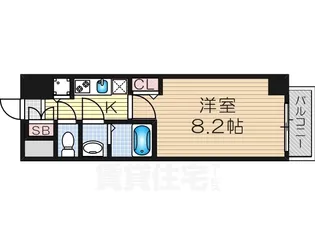 J.T.大阪West【3階】の間取り
