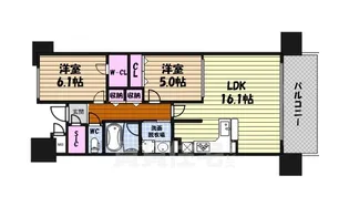 プレサンスロジェ鶴舞駅前2【13階】の間取り