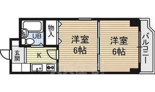 桜マンション【6階】の間取り