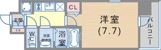アドバンス三宮グルーブ【10階】の間取り