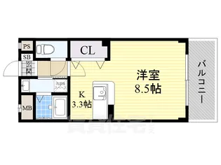 シューネス【2階】の間取り