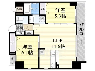 Residence Nagoya【6階】の間取り
