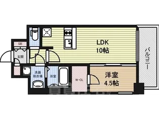 プレサンス名古屋グロウ【1階】の間取り