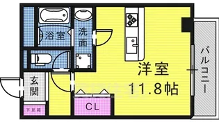 大阪府堺市堺区寺地町東3丁【マンション】の間取り