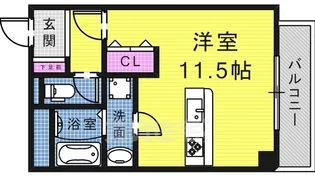 大阪府堺市堺区寺地町東3丁【マンション】の間取り