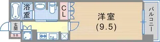 リーガル神戸三宮フラワーロード【1203号室】の間取り