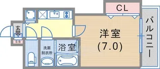 Luxe芦屋南【103号室】の間取り