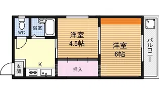 豊島ハイツ【3階】の間取り