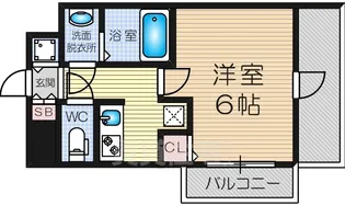 M-RESIDENCE新大阪Garden【8階】の間取り