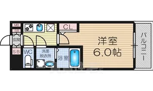 M-RESIDENCE新大阪Garden【9階】の間取り