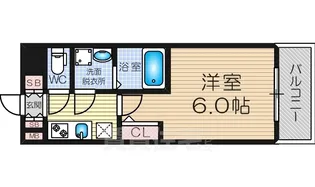 M-RESIDENCE新大阪Garden【9階】の間取り