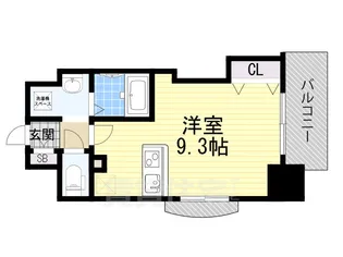 ラグゼ新大阪4【12階】の間取り