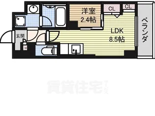 ポルタニグラ大須【7階】の間取り