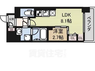 ポルタニグラ大須【10階】の間取り