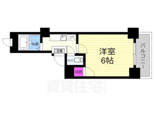 コモドエスペシオ勝山【4階】の間取り